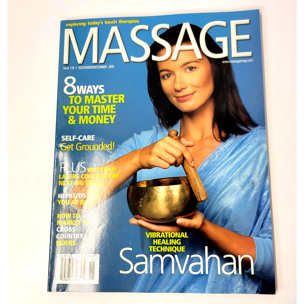 Mensage Magazine Nov/Dec 2005 Issue 118 Samvahan Massage Back Health‎ Wellness